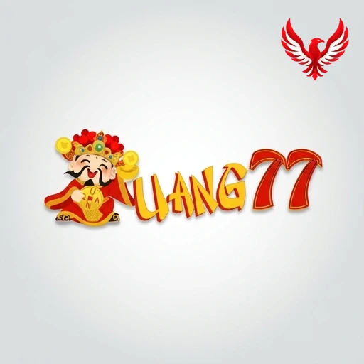 Layar panduan masuk akun uang77 setelah APK terpasang di Android
